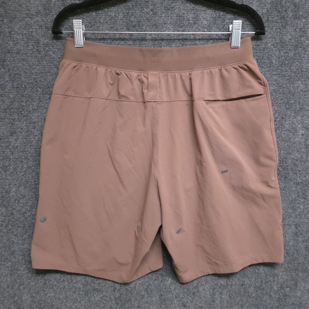 Lululemon Shorts Mens Medium Desert Rose License To Train Linerless LTT Running - Picture 9 of 11